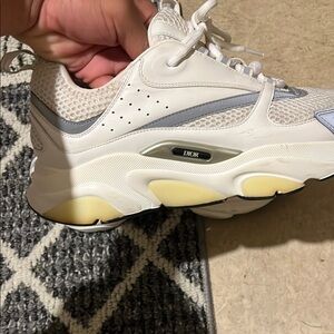Dior White and Gray Sneakers